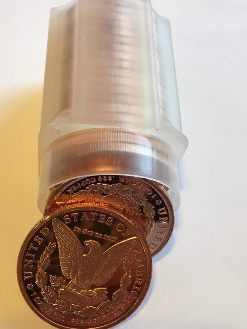 Twenty 1 OZ .999 Fine Copper Bullion Art Rounds - Collectible Coins & Gifts